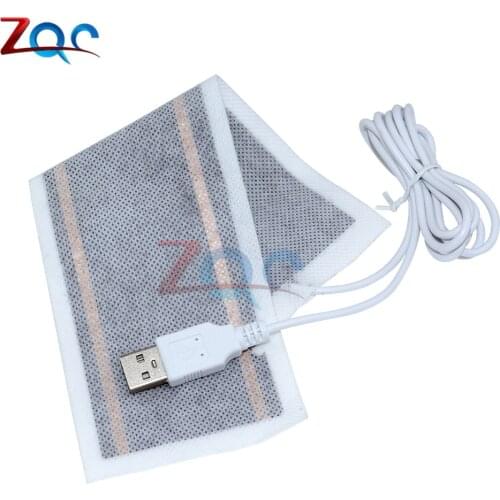 5V USB Heating Element Film Heater Soft Bendable Heat Pad 6*20CM for Shoe Dryer Health Care Supplies