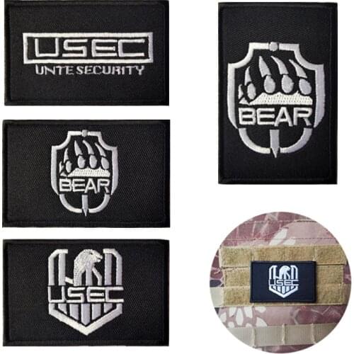 XICC Escape from Takov Tactical Patches Bag Hat Armband Embroidery Velcro Badge Game Peripheral Military Hook&Loop Appliques