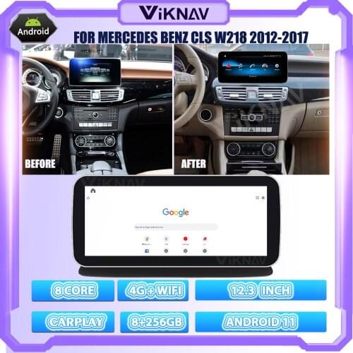 Android 11.0 Car Radio With Screen For Mercedes Benz CLS W218 2012-2017 GPS Navigation Car Stereo Carplay Multimedia Player 2din