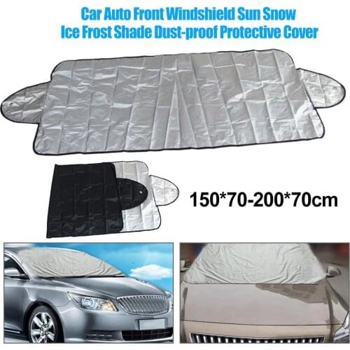 Car Auto Front Windshield Sun Snow Ice Frost Shade Dust-proof Protective Cover