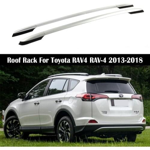 Aluminum Alloy Roof Rack For Toyota RAV4 RAV-4 2013-2018 OEM Style Rails Bar Luggage Carrier Bars top Cross bar Rack Rail Boxes