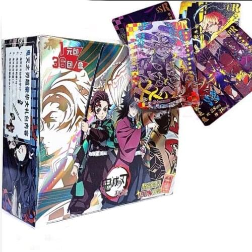Demon Slayer Card TCG Game Cards Table Toys For Family Children Christmas Gift