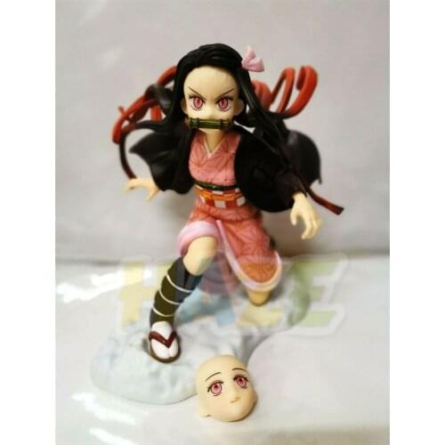 Demon Slayer: Kimetsu no Yaiba Action Figure Kamado Nezuko Q Ver. Anime Figure Model Toy Kids Collectioin In Box 15cm