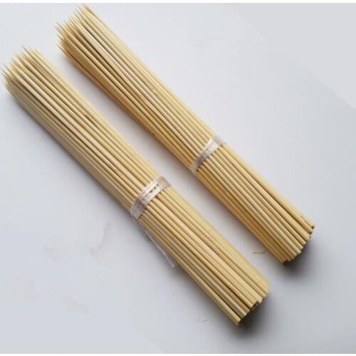 90pcs/pack Disposable Bamboo Skewers Grill Shish Kabob Wood Sticks Barbecue BBQ Tools Outdoor Barbecue Skewer Friendly 35cmx4mm