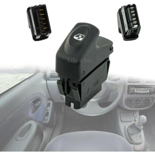 Electric Window Control Switch for Renault Clio II Megane Kangoo 5pin/6Pin 7700838100 7700838101
