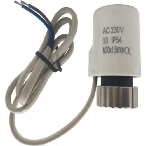 230v normally open Electric thermal actuator for manifold underfloor heating valve calefaccion suelo radiante actuador