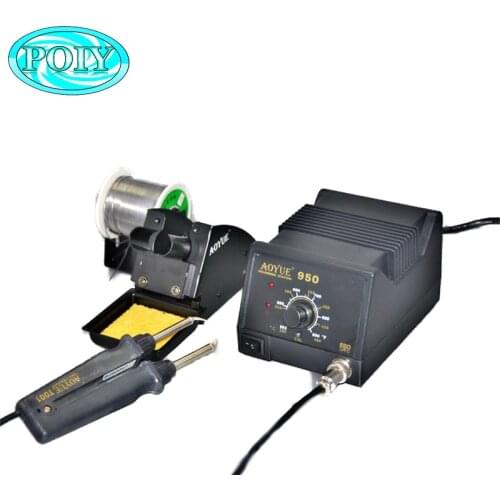 Hot sell soldering machine Aoyue 950,220V/110V SMD Hot Tweezer Soldering Station touch welding instrument