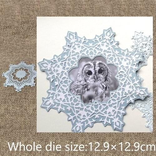 XLDesign Craft Metal Cutting Dies stencil mold snowflake frame decoration scrapbook Album Paper Card Craft Embossing die cuts