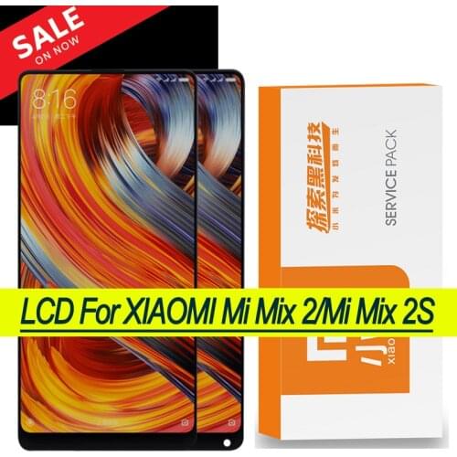 Original 5.99'' LCD With Frame for Xiaomi Mi Mix 2 2S LCD Display Touch Screen Digitizer Assembly for mi mix2 Mix2s Repair Parts
