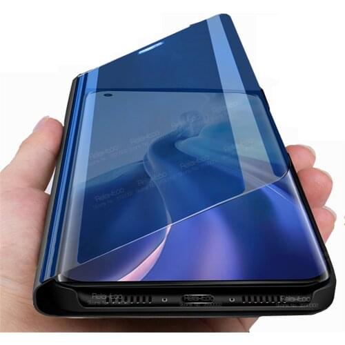 Luxury Flip Case For Xiaomi Mi 11 Case Smart Mirror Magnetic Phone Cover Xiomi Xiami Xaomi Mi11 5G For Xiaomi11 Stand Book Coque