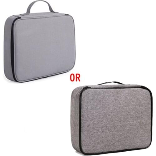 Document Ticket Bag Waterproof Large Capacity Compartments Certificates Files Organizer for Home Office Travel 32CB