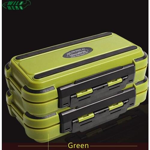 WILDHERO 20CM Fishing Tackle Box 28 Grids Compartments 4Color Fish Lure Line Hook Fishing Tackle Fishing Accessories Box
