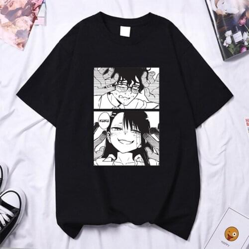 Don't Toy with Me, Miss Nagatoro Japanese Anime Clothes 2021 Womens Top Oversized T-shirt Short Sleeve Funny Manga Mans Shirt