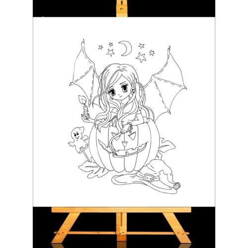 ZhuoAng Halloween Witch Clear Stamps/Card Making Holiday decorations For scrapbooking Transparent stamps 14*14cm