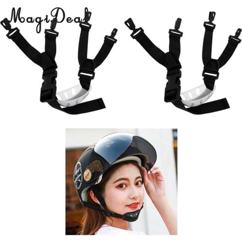 2Pcs Premium Workwear Adjustable Safety Chin Strap Hard Hat Helmet with Chin Cup,One Size,Black