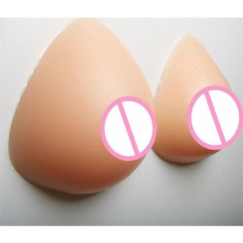 2020 Realistic Soft Silicone Breast Forms Artificial Fake Boobs Crossdresser Transgender Transvestite Shemale Breast Push Up Bra