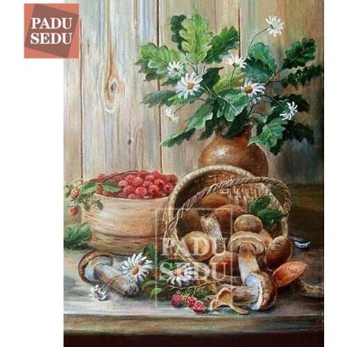 5d Diy Diamond Painting Full Square Kits Still Life Cross Stitch Diamond Embroidery Rhinestone Home Decor Country Style Pictures