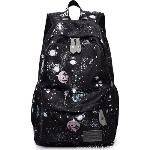 6 Colors 2021 New Fantasy Galaxy Backpack Women School Bags For Teenage Girls Waterproof Laptop Bagpack Teenagers Back Pack