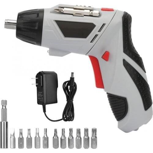 4.8V Cordless Electric Screwdriver 180 Degrees Screwdriver Bits Rechargeable Hand Drill US/UK/EU Plug 300mAh Tool