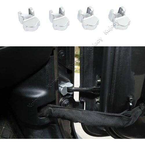 Car Door Stopper & Tail Door Stopper Decoration Cover Stickers Trim for Jeep Wrangler JL & JT Gladiator 2018+ 2-Door/ 4-Door
