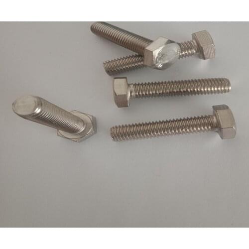 5PCS 304 stainless steel outside hex head bolt DIN933 M12*20 25 30 35 40 45 50 55 60 65 70 75 80 90 100 110 120 130 140