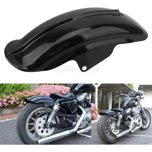 Black Motorcycle ABS Plastic Rear Mudguards Fender For Harley Bobber Chopper Cafe Racer Universal Anti-dirty Cover Guard