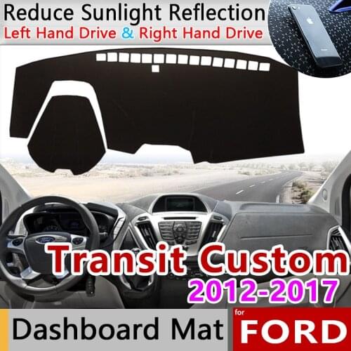 For Ford Transit Tourneo Custom 2012~2017 Anti-Slip Mat Dashboard Pad Sunshade Dashmat Protect Accessories 2013 2014 2015 2016