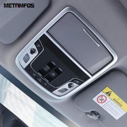 For Honda CR-V CRV 2017-2020 2021 Matte Roof Reading Light Lamp Cover Trim Decoration Sticker Interior Accessories Car Styling