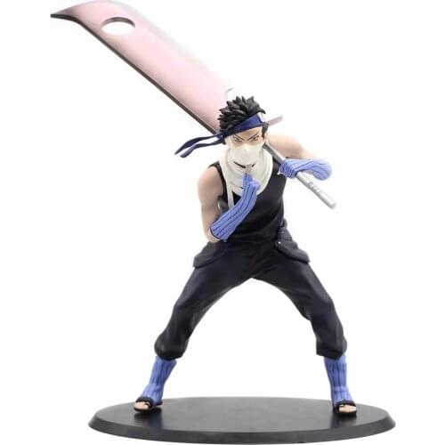 Anime Naruto Shippuden Kirigakure No Kijin Momochi Zabuza Action Figure Model 30cm Statue Collectible Toy Desktop Decoration