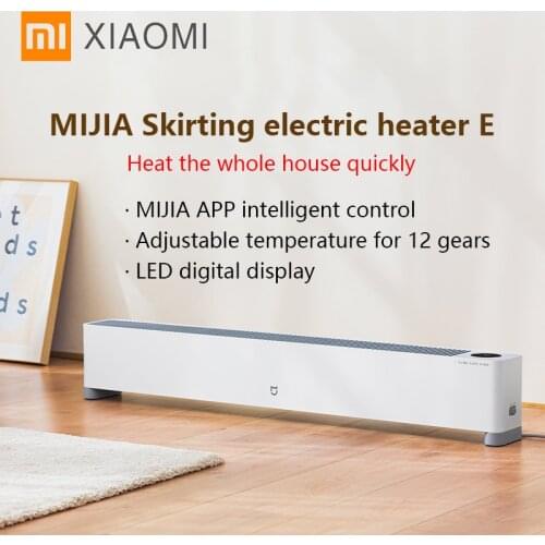 Xiaomi Mijia Electric Heater 2200W Fast Heaters For Home Fast Convector Skirting Line Warmer Remote Control IPX4 Waterproof