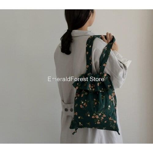 South Korea imported cotton fabric, Nordic style printed fabric, handmade DIY clothing dress baby clothes cotton 90cmx110cm