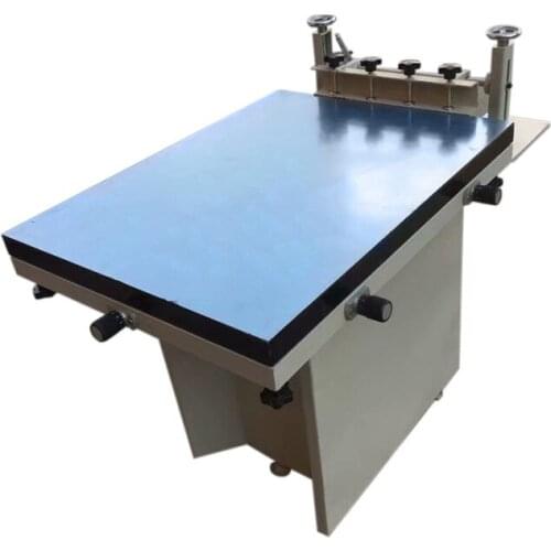 Inspiratory Fingerprint Pad Semiautomatic Vacuum Suction Table Stainless Steel Screen Printing Platform Silk Printer Print Tools