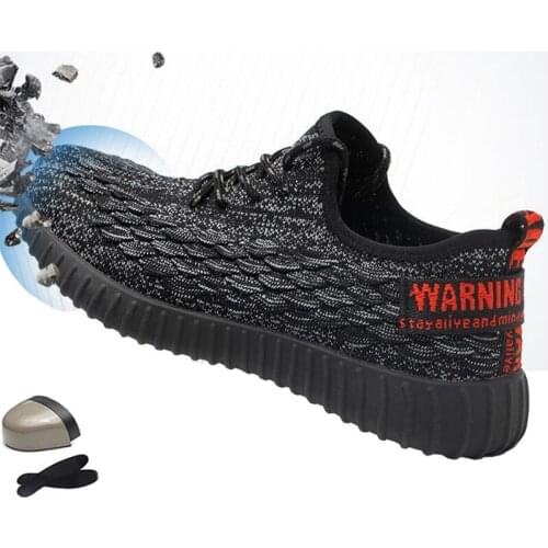 2019 New Summer Work Safety Shoes Boots Breathable Comfortable Steel Toe Cap Anti-smashing Anti-piercing Safety Working shoes