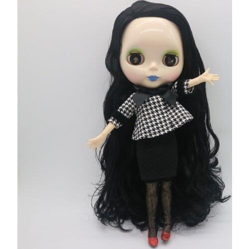 Nude Blyth Doll joint body fashion doll factory doll Suitable For DIY Special eye mech