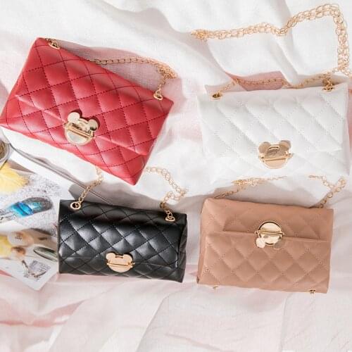 Wholesale Womens Mouse Bag 2020 New Fashion Graceful Rhombus Chain Bag Shoulder/Crossbody Bag