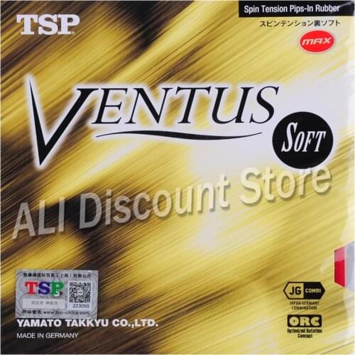 Original Tsp Ventus Spin/soft/ Basic Table Tennis Rubber Pips In With Ping Pong Sponge Fast Attack