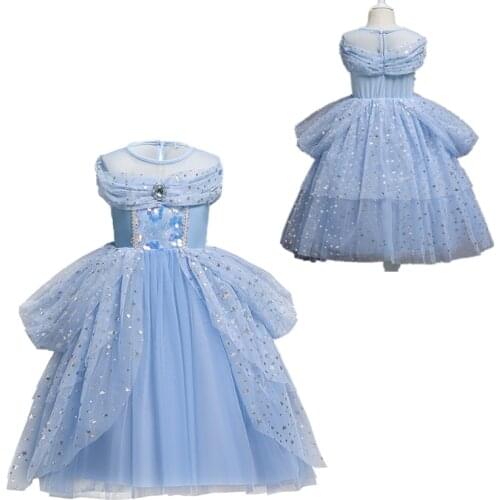 Halloween Dresses for Girls Girls Clothes Ball Gown Dress for 4-10 Yrs Girl Princess Costume Birthday Dresses Christmas Outfits