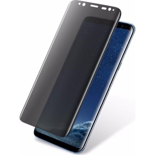 Full Coverage Screen Film Privacy 3D Tempered Glass For Samsung Galaxy S9/S9 plus note 9 8 Anti Glare Protection Shield Glass