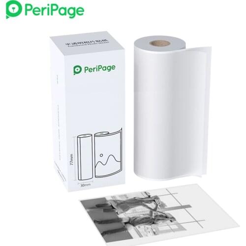 Translucent Photo Sticker BPA-Free Adhesive Thermal Paper Sticky Paper Waterproof Oil-proof Friction-proof for PeriPage Printer