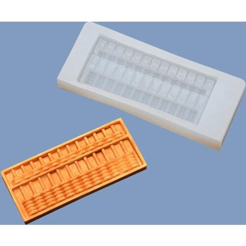 Abacus Turned Sugar Silicone Mold Diy Jewelry Table Accessories Crystal Drop Glue Keychain Accessories