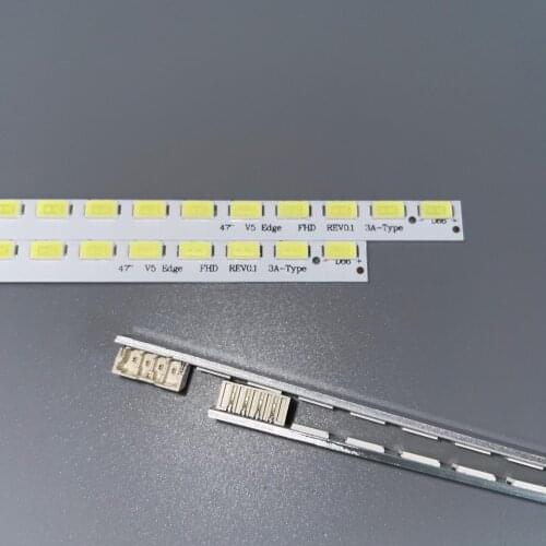 LED Backlight for LG 47" V5 Edge REV TV 47LE5300 3660L-0349A 3660L-0348A 6920L-0089B 0089A LC470EUH LC470EUN 66-LEDs