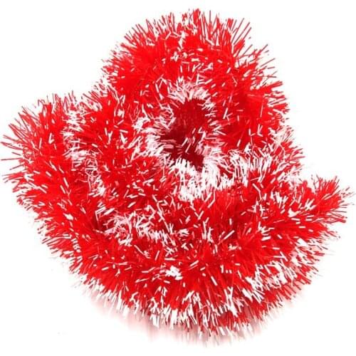 Hot Xmas 2M Christmas Decoration Bar Tops Ribbon Garland Christmas Tree Ornaments Wedding Birthday Party Festival Props Supplies