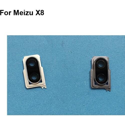 High Quality For Meizu X8 Rear Back Camera Glass Lens +Camera Cover Circle Housing Parts Replacement For Meizu X 8 MeizuX8