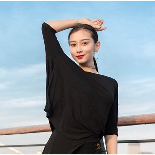 Sexy Latin Dance Top Women Backless Ballroom Practice Dancing Wear Cha Cha Tango Salsa Samba Rumba Performance Outfit DF1707