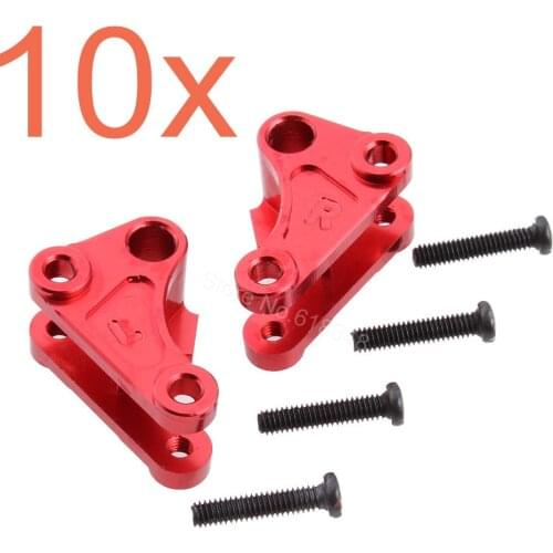 10x Aluminum Front Shock Rocker Arm Set 0043 For FY-03 WLtoys 12428 12423 1/12 RC Car Crawler Short Course Truck Metal Parts