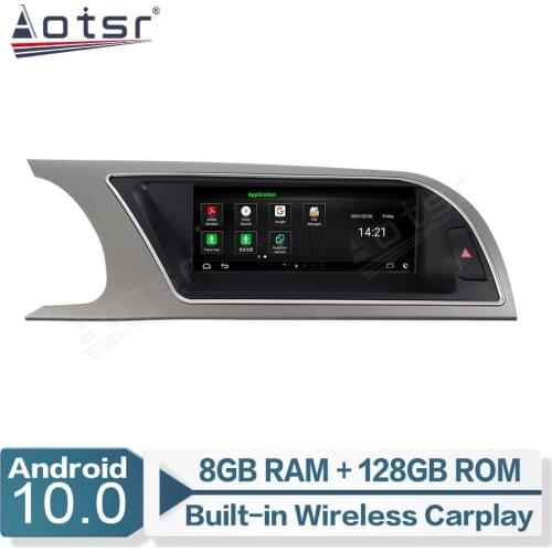For Audi A5 2009 - 2016 Android Auto Car Radio GPS Navigation Multimedia Video Player IPS Screen AutoRadio Carplay Head Unit
