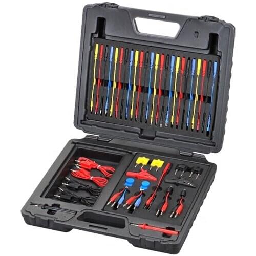 Automotive Test Probes Kit with Alligator Clips 4mm Banana Plug for Electronic Specialties Universal Multimeter Meter