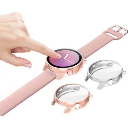 Ase For Samsung galaxy watch active 2 active 1 cover bumper Accessories Protector Full coverage silicone Screen Protection