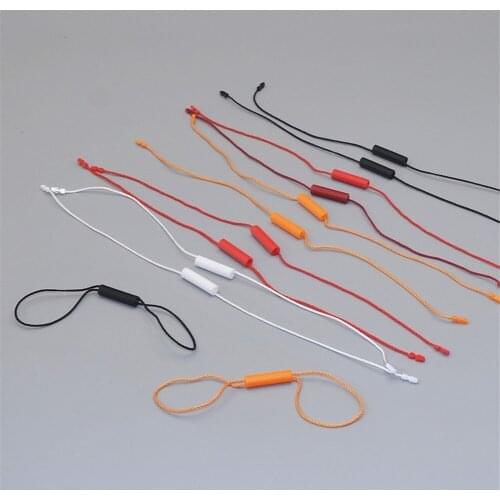 Cylindrical Double Plug Tag Rope Clothing Trademark Card Hanging Cord Price Tag Hanging Suspension Rope Lock Strip