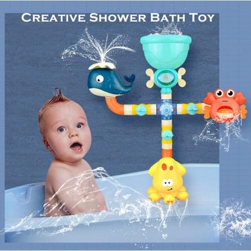 Baby Bath Toys Water Game Bathtub Toys Faucet Shower Water Spraying Toy For Kids Swimming Bathroom Summer Toys